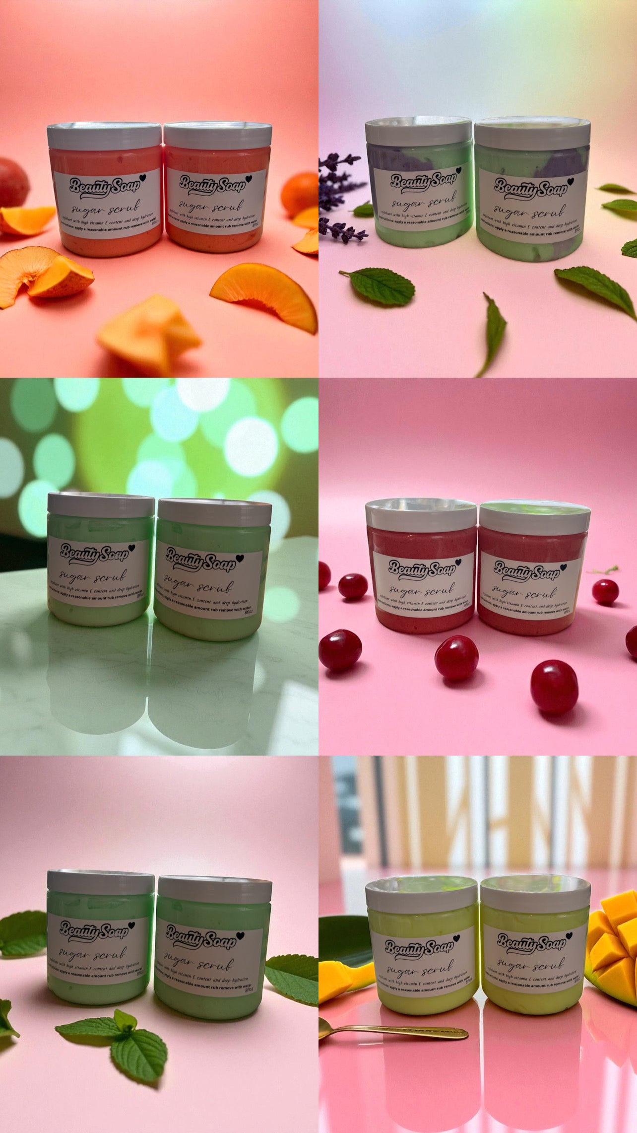 Colección de sugar scrub