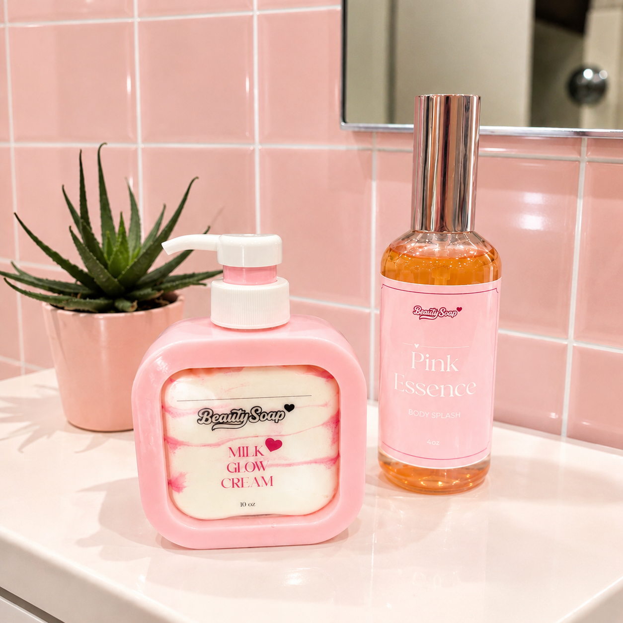 Milk Glow x Pink Essence