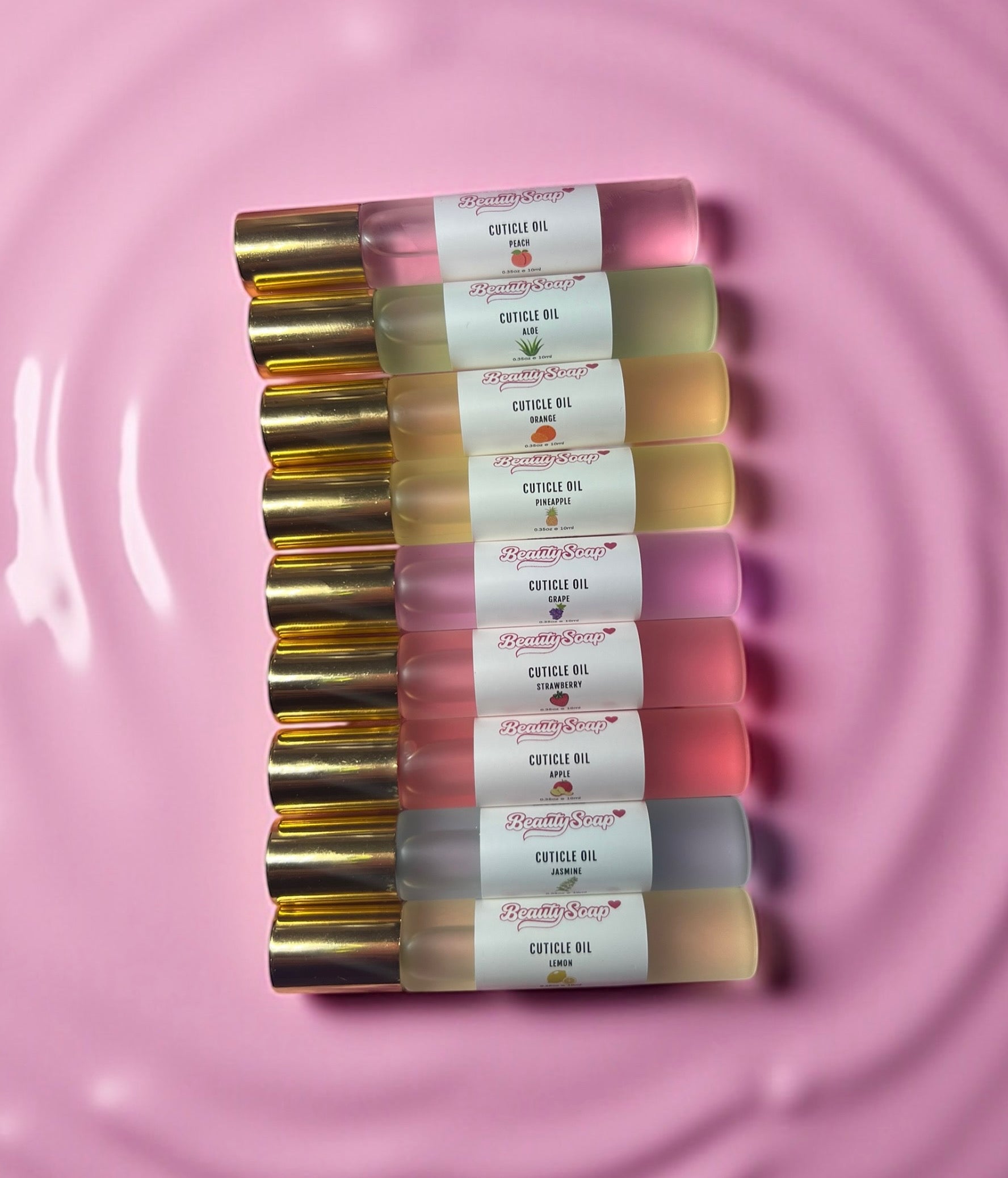 Fruit Kiss Cuticle Oil Rollers 🍓🍑🍋