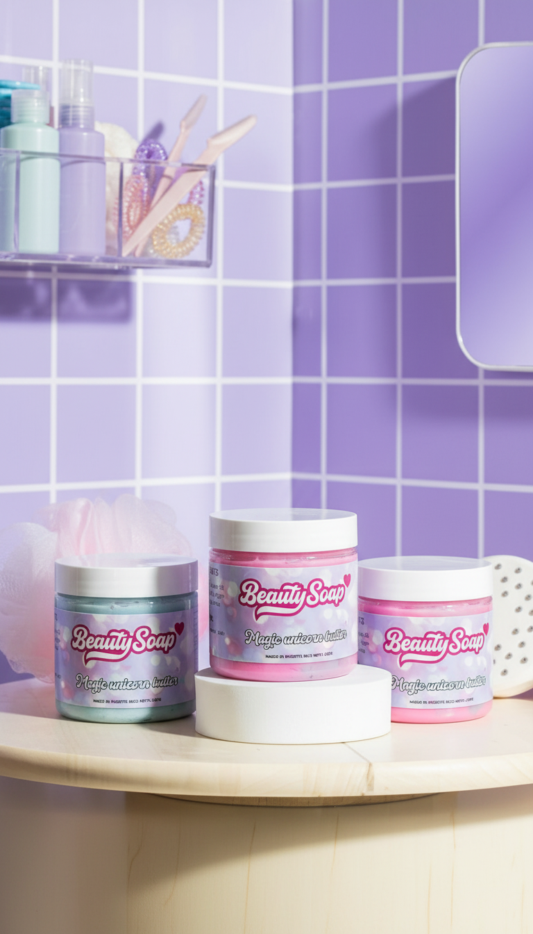 Magic unicorn butter cream