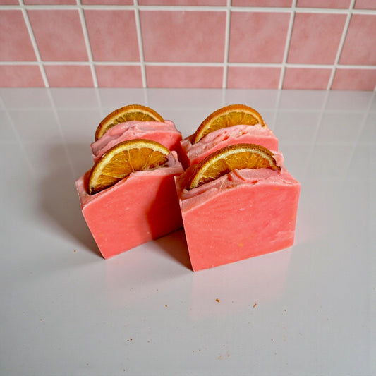 Pink citrus blossom Soap